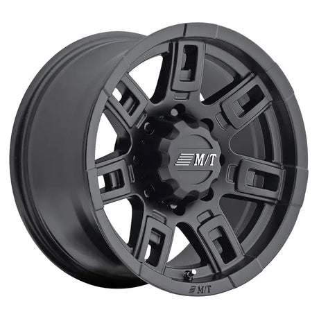 Black alloy wheel from Mickey Thompson Sidebiter II Wheel 22x10 for off-road trucks