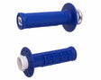 Micro X Lock On Grips Half Waffle Blue/Silver - ODI
