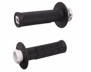 Micro X Lock On Grips Half Waffle Black/Silver - ODI
