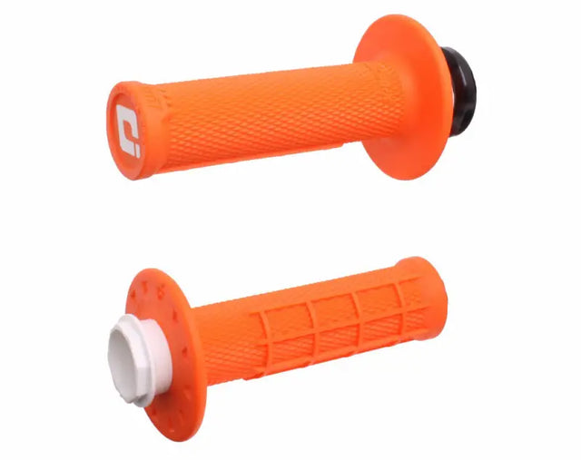 Micro X Lock On Grips Half Waffle Orange/Black - ODI