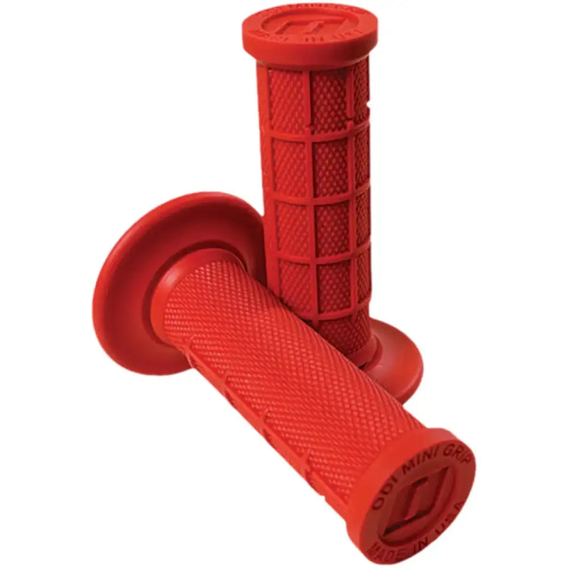 Mini Mx Half Waffle Grips Red 