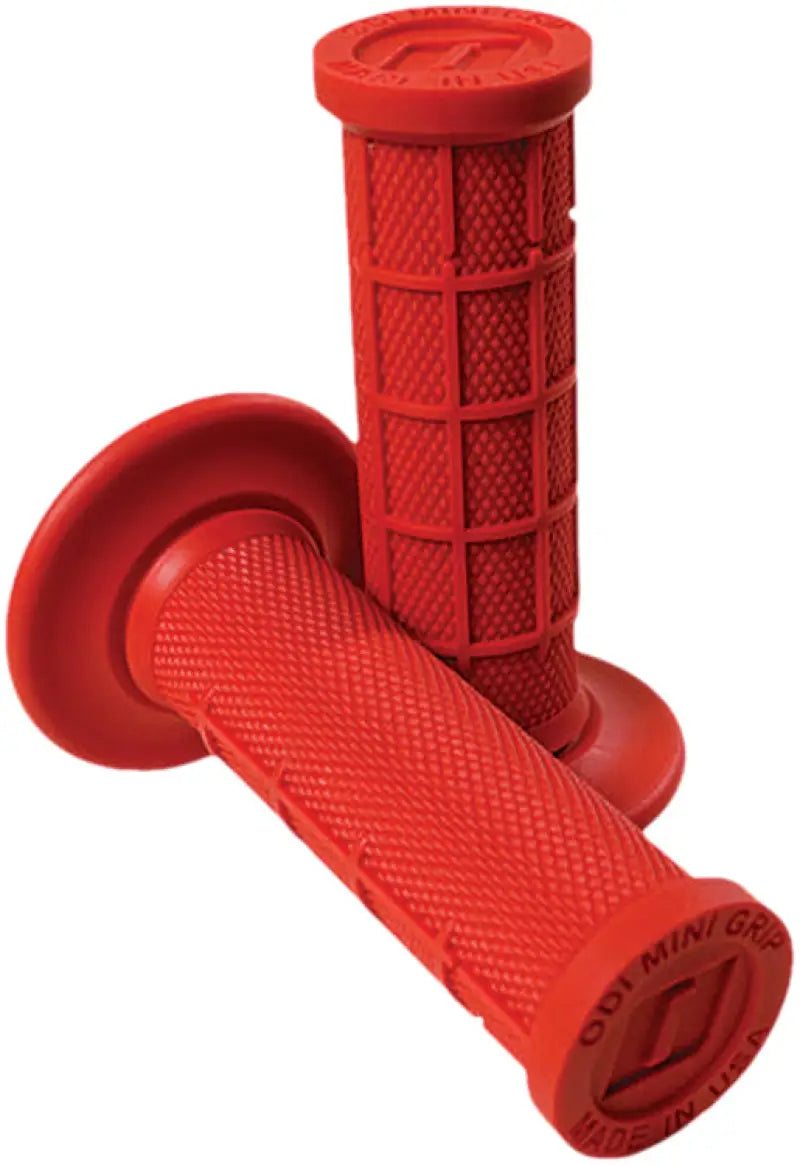 Mini Mx Half Waffle Grips Red 