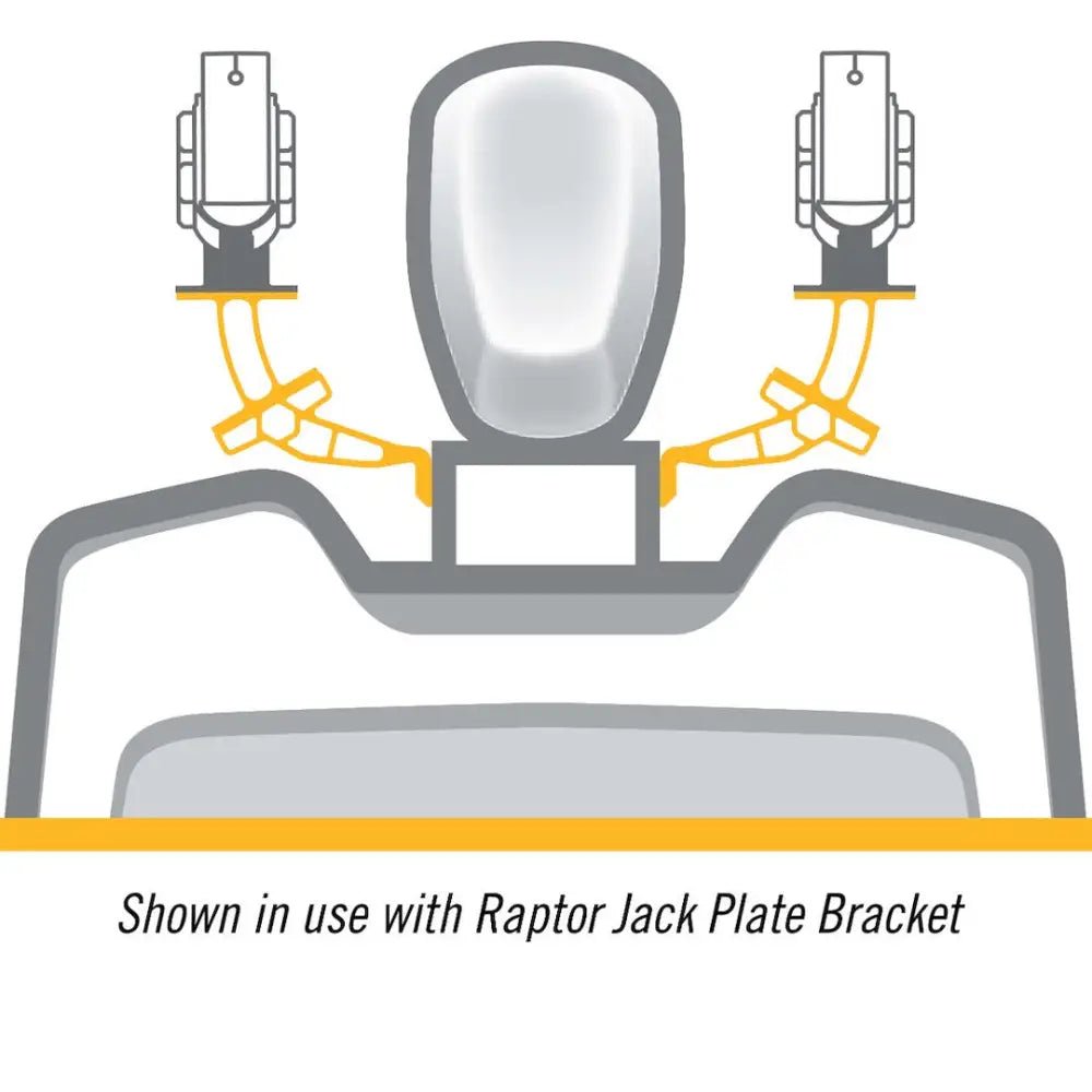 Minn Kota 1810376 Anchor System Mounting Bracket - White