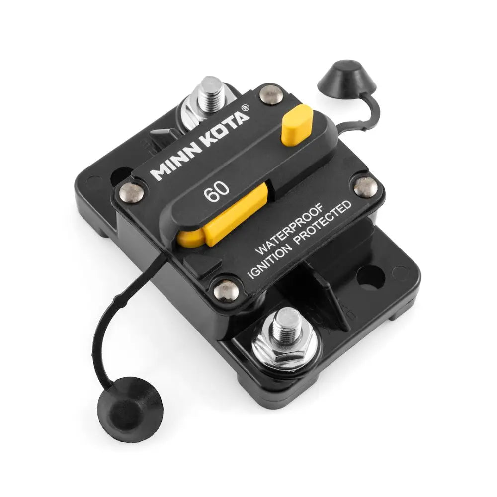 Minn Kota Push-To-Trip Button Trolling Motor Circuit Breaker 1865115 - MKR-27 60A Waterpr