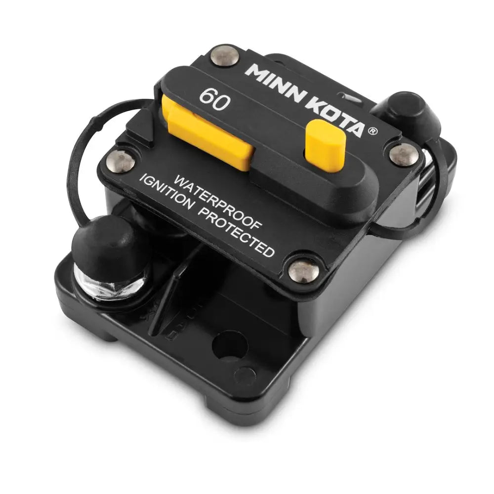 Minn Kota Push-To-Trip Button Trolling Motor Circuit Breaker 1865115 - MKR-27 60A Waterpr