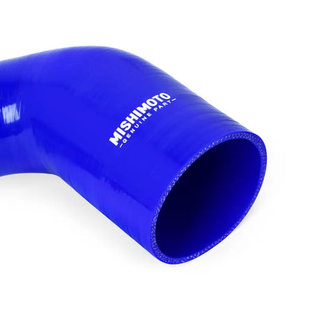 Blue silicone elbow hose from Mishimoto Honda S2000 silicone hose kit