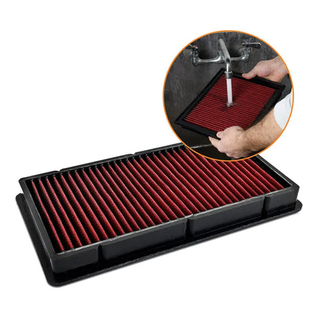Mishimoto 01-03 Ford 7.3L Powerstroke Reusable Drop-In Air Filter - Mishimoto