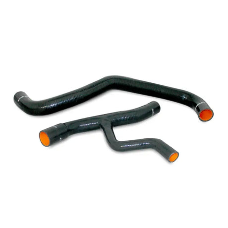 Black silicone coolant hoses from Mishimoto Ford Mustang hose kit for 2001-2004 models