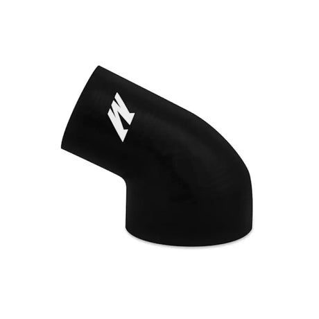 Black silicone intake boot for BMW E46 M3 featuring durable silicone elbow hose design