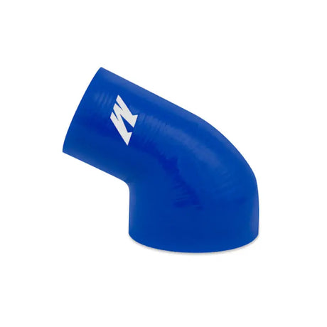 Blue silicone intake boot for BMW E46 with elbow hose from Mishimoto