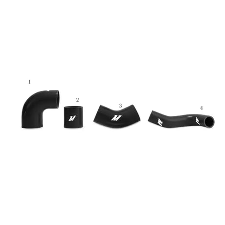 Black silicone hoses for Mitsubishi Lancer Evolution 7/8/9 intercooler kit