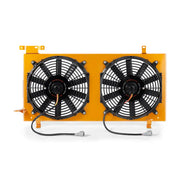 Mishimoto 01-07 Subaru WRX/STI PNP Aluminum Fan Shroud Gold - Truck & Automotive