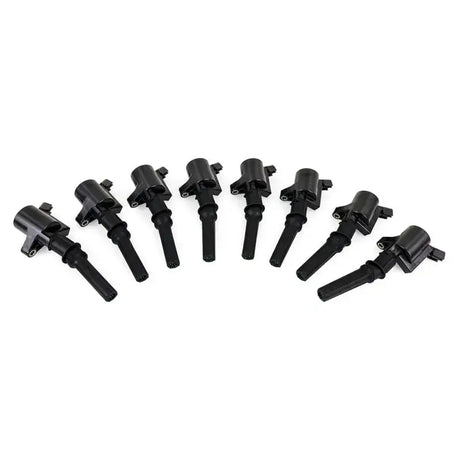 Eight black cylinder ignition coil set for Ford F150 eight cylinder ignition system
