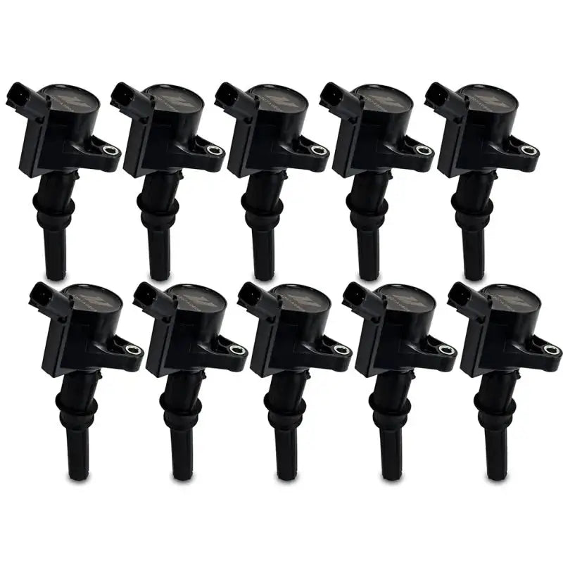Black cylinder ignition coil set for Ford F250 ten cylinder ignition coils