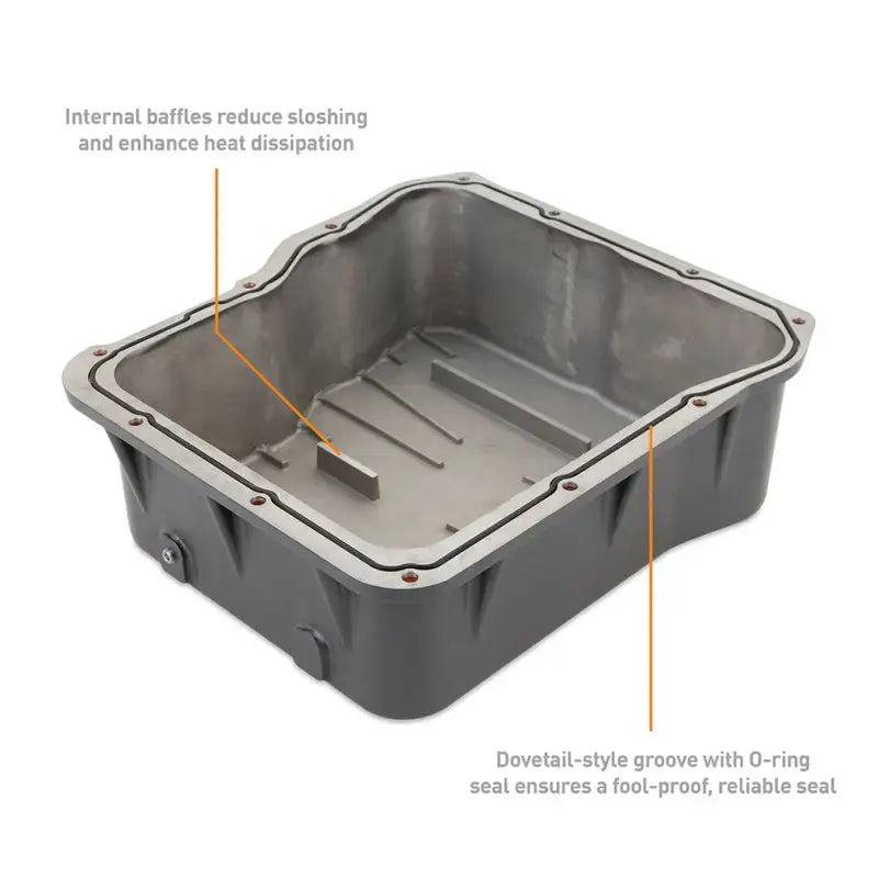Mishimoto 01-19 Duramax Allison A1000 Transmission Pan Cast GR - Truck & Automotive