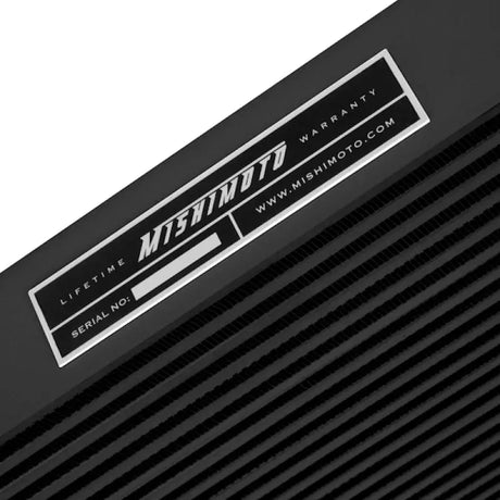 Black Mishimoto intercooler for Duramax intercooler kit fits Chevy 02-04.5 Duramax engines