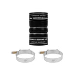 Black silicone coupler with hose clamps for Ford F-250 Super Duty boot kit replacement