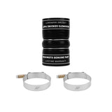 Black silicone super duty coupler with hose clamps for Ford F-250 Super Cold Side Boot Kit