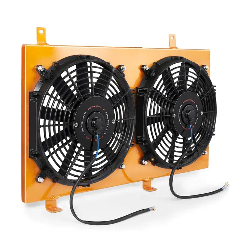 Mishimoto 04-08 Mazda RX8 Aluminum Fan Shroud Gold - Cooling