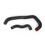 Black silicone coolant hoses from Mishimoto 05-07 Ford Powerstroke hose kit for Twin I-Beam