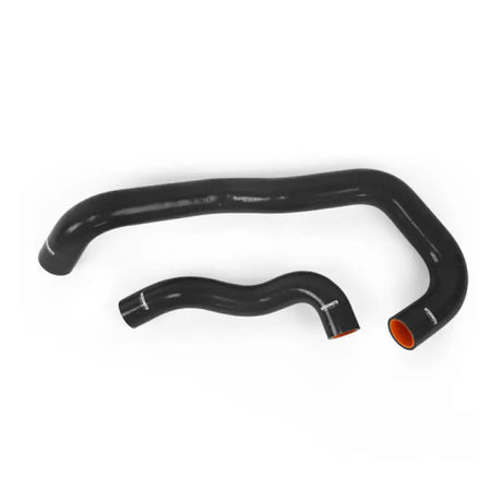 Black silicone coolant hoses from Mishimoto 05-07 Ford Powerstroke hose kit for Twin I-Beam