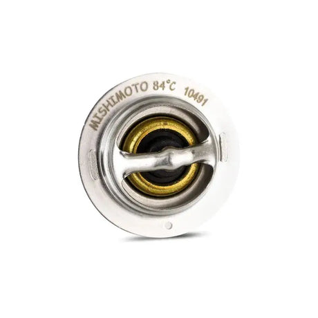 Silver and gold Mishimoto 05-14 TRZ 450 performance thermostat 84C 183F for best engine control