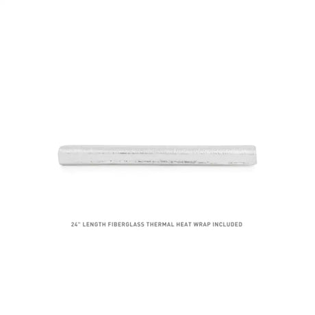 Rolled fiberglass thermal heat wrap.