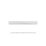 Rolled fiberglass thermal heat wrap for Subaru Impreza WRX oil cooler kit