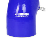 Blue silicone induction hose with metal fitting from Mishimoto Honda Civic induction hose kit