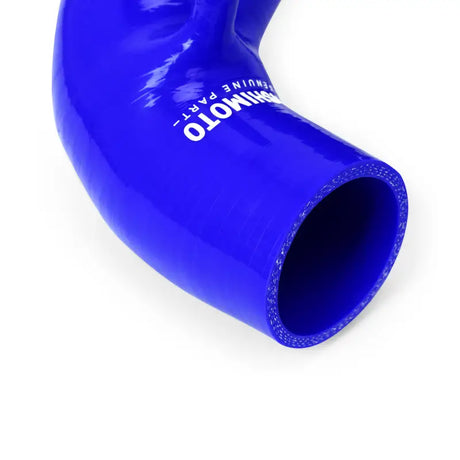 Blue silicone hose from Mishimoto Mazda 3 Mazdaspeed 2.3L hose kit