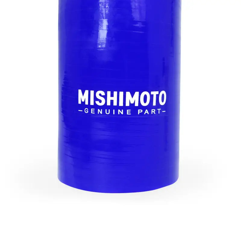 Blue Mishimoto silicone hose from the Mazda 3 Mazdaspeed hose kit for better performance
