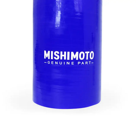 Blue Mishimoto silicone hose from the Mazda 3 Mazdaspeed hose kit for better performance