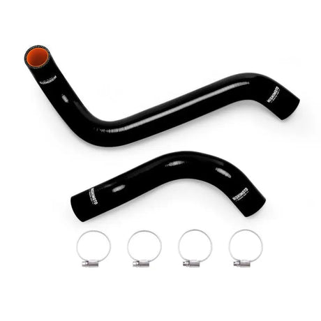 Black silicone radiator hose kit with hose clamps for Mishimoto 07-16 Toyota Tundra