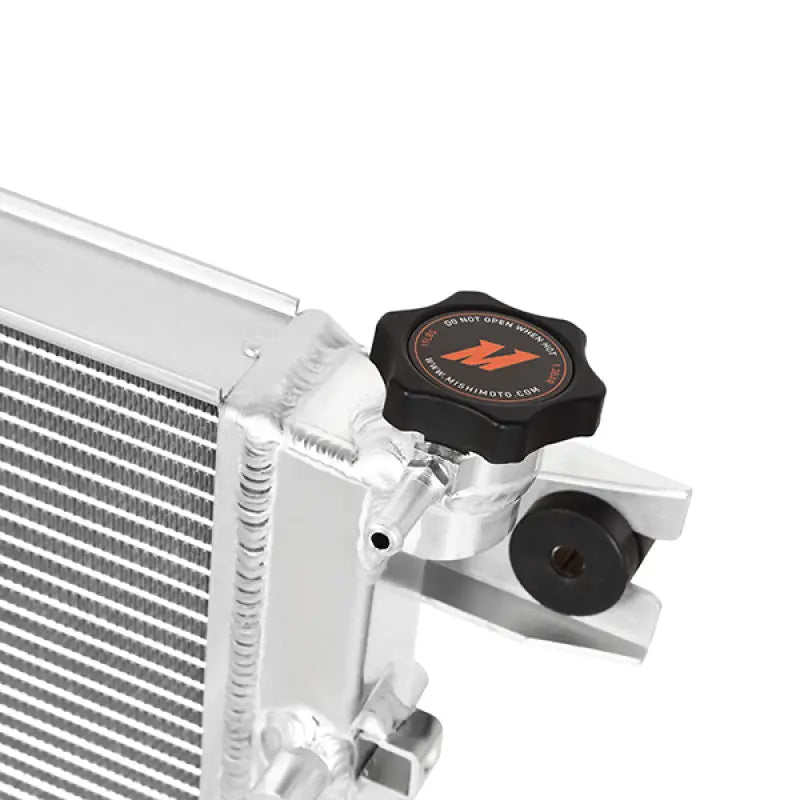 Aluminum radiator with black cap for Mishimoto 07-17 Jeep Wrangler JK Performance V2