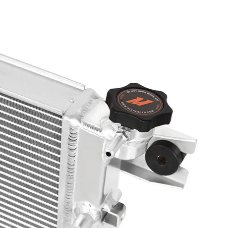 Aluminum radiator with black cap for Mishimoto 07-17 Jeep Wrangler JK Performance V2