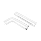 Clear glass tubes from Mishimoto intercooler pipe and boot kit for Dodge Cummins