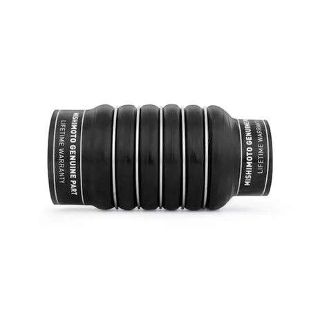 Black corrugated automotive hose from Mishimoto intercooler pipe Cummins pipe boot kit