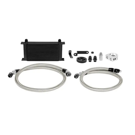Oil cooler kit with hoses and fittings for Mishimoto 08-14 Subaru WRX in black