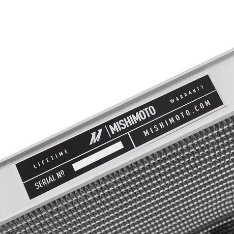 Mishimoto aluminum radiator with lifetime warranty for Nissan 370Z boosting cooling efficiency