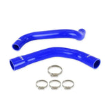 Blue silicone coolant hose with hose clamps from Mishimoto 09+ Pontiac G8 coolant hose kit