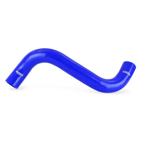 Blue silicone coolant hose from Mishimoto G8 coolant hose kit for optimal engine cooling