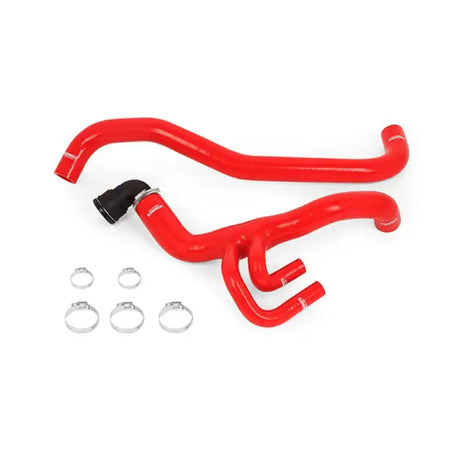 Red silicone radiator hose kit with clamps for Ford F-150 Raptor 6.2L V8