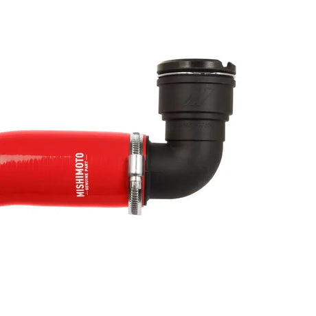 Red silicone radiator hose with black elbow joint for Ford F-150 Raptor radiator hose kit