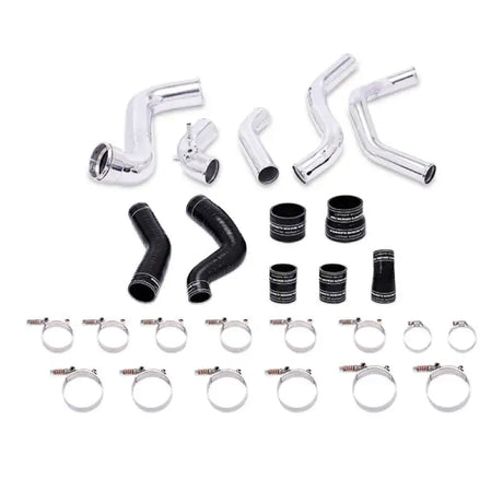 Automotive hose and clamp kit for Ford F-150 Ecoboost intercooler kit with pipes