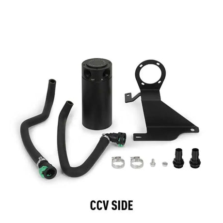 Mishimoto 11-14 Ford F-150 EcoBoost 3.5L Baffled Oil Catch Can Kit - Black 