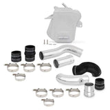 Mishimoto Mishimoto 11-16 Ford 6.7L Powerstroke Air-To-Water Intercooler Kit - Wrinkle Silverw/ Polished Pipes