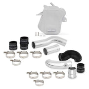 Mishimoto Mishimoto 11-16 Ford 6.7L Powerstroke Air-To-Water Intercooler Kit - Wrinkle Silverw/ Polished Pipes
