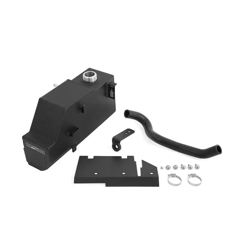 Mishimoto 11-19 Ford 6.7L Powerstroke Aluminum Degas Tank - Micro-Wrinkle Black - Truck & Automotive