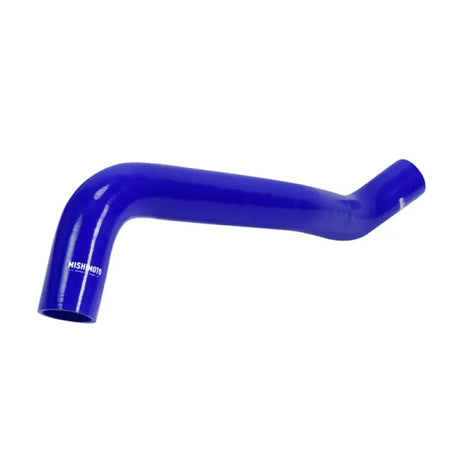 Blue silicone coolant hose from Mishimoto Duramax 6.6L coolant hose kit