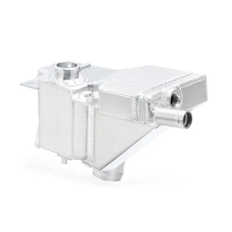 Aluminum secondary expansion tank for Mishimoto Ford 6.7L Powerstroke engine cooling